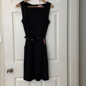 Lily Pulitzer LBD with pockets and flower tie